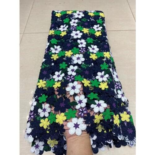 5 yards of soft cotton classic guipure lace neatly embroidered African cord lace fabric Nigerian clothing J40531