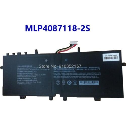 Laptop Battery For Mcnair MLP4087118-2S 7.6V 6000mAh 45.6Wh New