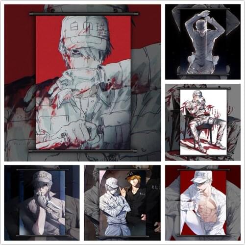 WTQ Cells At Work! Neutrophil U-1146 YAOI Anime Canvas Painting Anime Posters Wall Decor Posters Wall Art Picture Home Decor