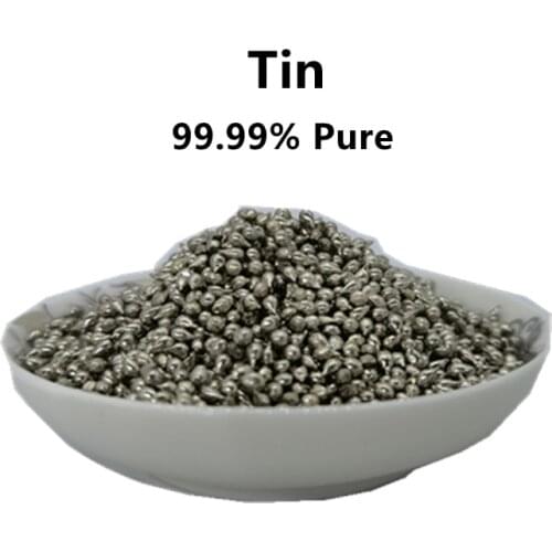 Free Shipping Metal Tin Granule 4N 99.99% Pure Sn Particles Research Experiment Hobby Collection
