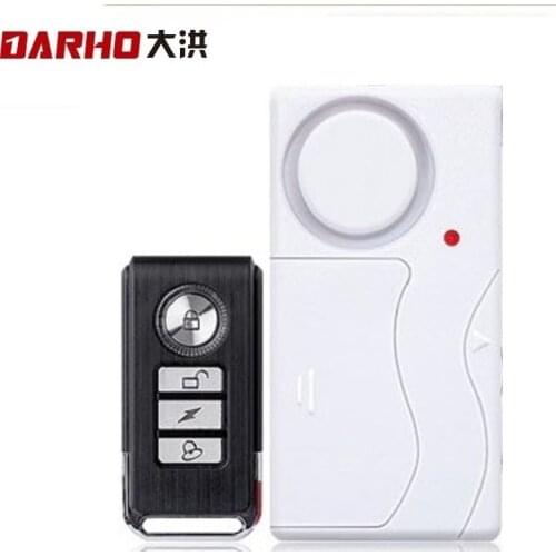 Darho Wireless Remote Control Sensor Alarm Host Burglar Security Alarm System Home Protection Kit Door Window Entry Security