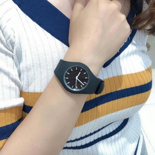 Candy Colors Sports Men Watch Fashion Analog Women Quartz Wristwatches Top Brand Luxury Silicone Band Students Watches