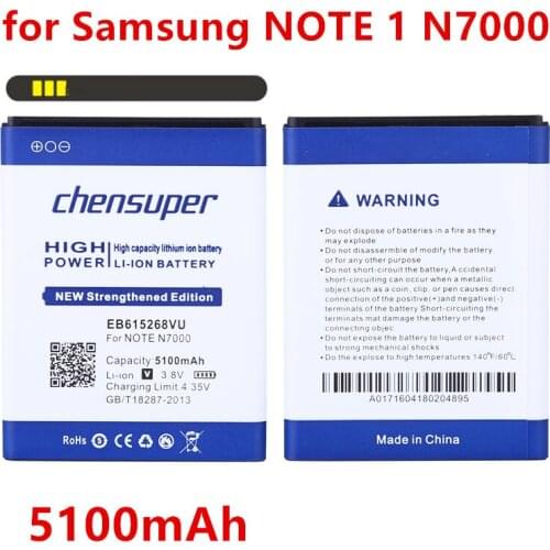 Chensuper new 5100mAh EB615268VU Battery for Samsung Note 1 N7000 I9220 I9228 I889 I717