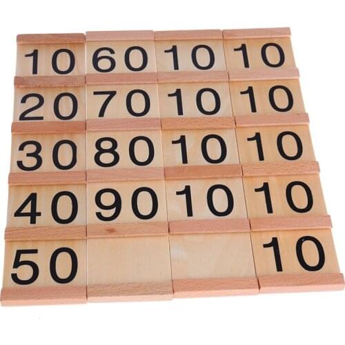 Wooden Math Intelligence Sticks Figures Kids Preschool Educational Toys Gift