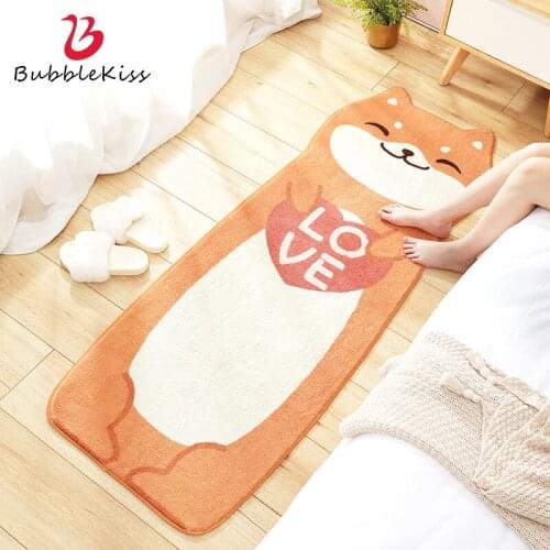Bubble Kiss Simple Style Carpet Cartoons Long Lamb Wool Rug Home Baby Climbing Mat Carpets For Bedroom Bedside Decor Area Rugs
