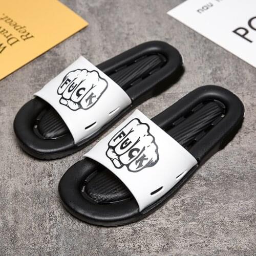 Off-Bound Summer Men Slippers Creative Outdoor Clogs Garden Shoes Beach Slippers Indoor Home Slides Mules Bathroom Footwear 45