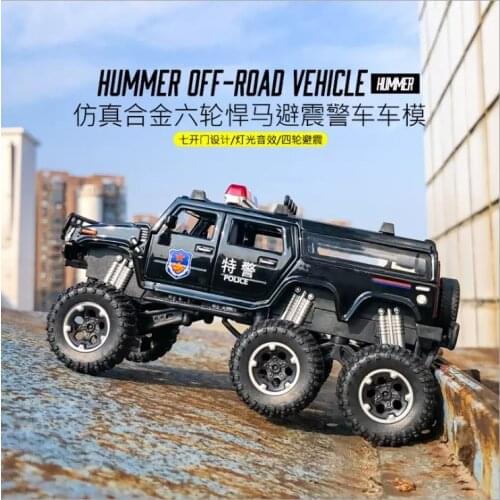 2020 new 1:32 Simulation of large wheel car alloy car model childrens off-road vehicle toy car