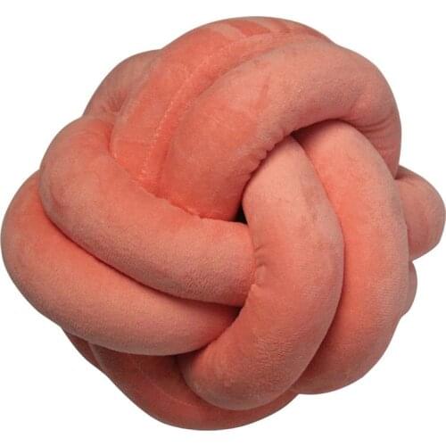 Soft Plush Knot Ball for Kids Round Throw Pillow for Living Room Backrest Sofa cushion Rest Chair Cushion Decoration Dolls Toys