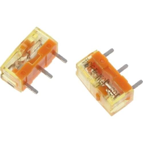 New Arrival 2Pcs/pack TTC Dustproof Gold Mouse Micro Switch Micro Button Gold Contactor 30 Million Click lifetime Repair Parts