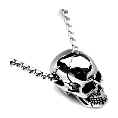 Necklace Jewelry Fashion Skull Hip-hop Fashion Halloween Mens Pendants Simple and Elegant Accessories Delicate