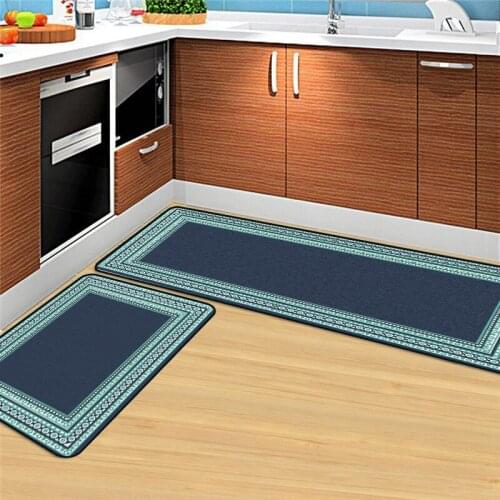 Persian Muslim Mandala Non-Slip Kitchen Mats Washable Durable Entrance Door Mat Bathroom Carpets Home Decor Bedroom Bedside Rug
