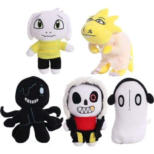 20-30cm Undertale New Sans Temmie Zombie Efes Periphery Anime Plush Toy Dolls Game Figure Model Dolls Toy Children Birthday Gift