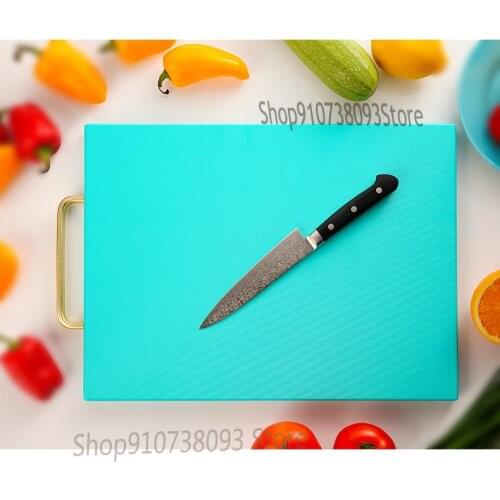 Cutting board PE antibacterial and mildew proof plastic cutting board household food grade baby food supplement cutting board cu