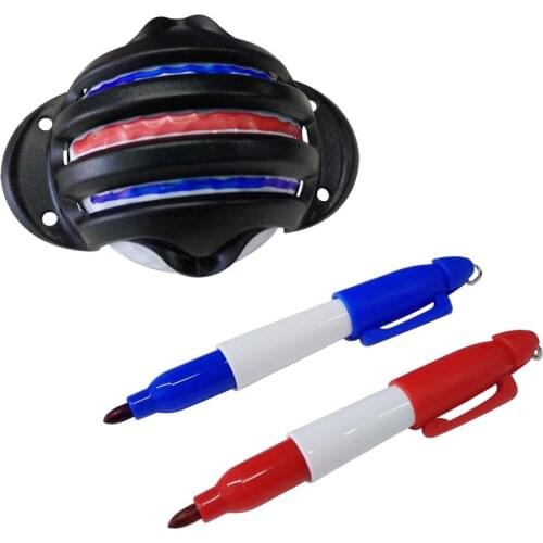 Golf Pen For Golf Ball Liner Draw Mark Putter Line On Golf Balls Red Blue Black Triple Line Golf Accessories Drop Ship