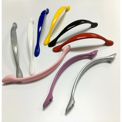 LCh Hole Pitch 96/128mm Spray-painted Piano Painting Rainbow Colored Cupboard Knobs Zinc Alloy Cabinet Knobs for Kids/ Children