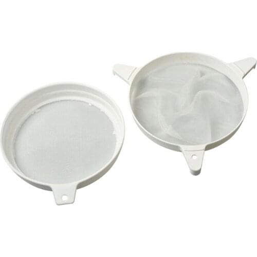 583A Beekeeper Tool Plastic Double Sieve Honey Strainer Beekeeping Equipment Mesh Filter Mesh Screen