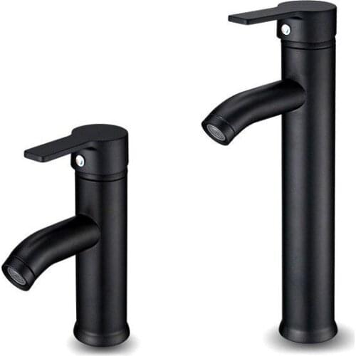 Single Handle Bathroom Basin Faucets Cold/Hot Mixer Basin Sink Tap Black Water Kitchen Faucet Bathroom Accessories