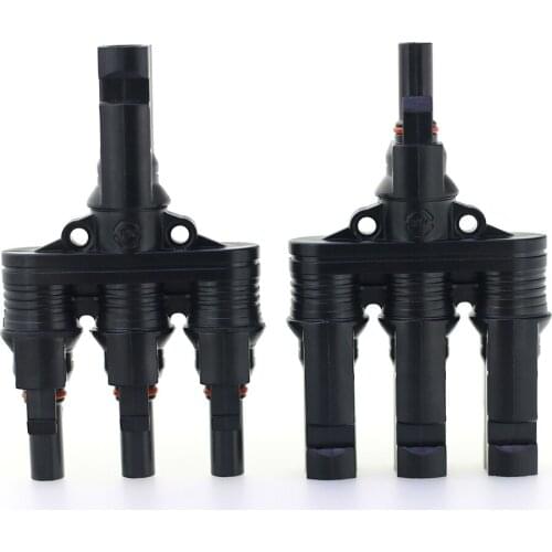 Solar Branch Pv Connector ,TUV Waterproof IP68 H Type Branch Solar Cable Connector Can Be Used for Grid/off-grid Inverters