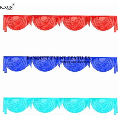 Swag Valance Drape Fabric For Out Door Wedding Backdrop Curtains Photo Booth Decoration