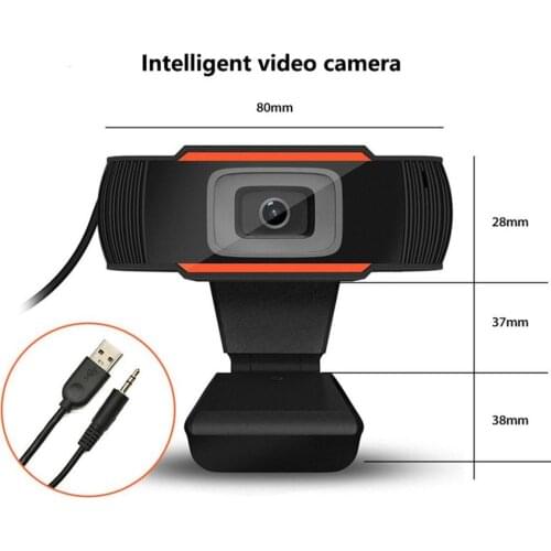 720p Web Camera Built-in Sound Absorbing Microphone With High Definition PC Laptop Camera
