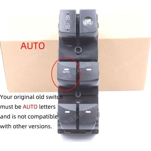 High Quality Electric Power Window Master Switch For Hyundai 2012 2013 2014 2015 Elantra MD