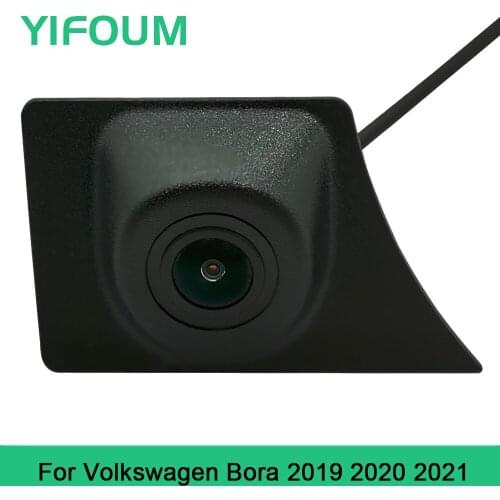 YIFOUM HD CCD Car Front View Parking Night Vision Positive Waterproof Logo Camera For Volkswagen VW Bora 2019 2020 2021