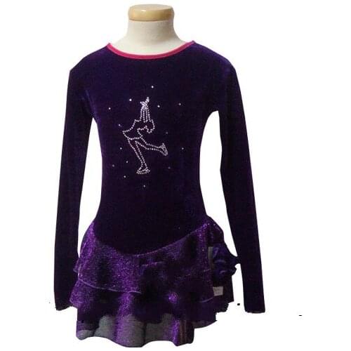 Custom Figure Ice Skating Dresses Adult With Spandex Graceful New Brand Ice Skating Competition Dress DR2616