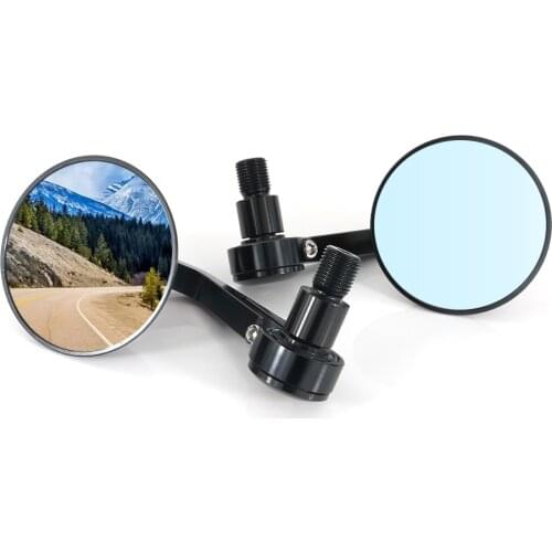 Fit For Yamaha XSR900 XSR700 Tmax500 Tmax530 FZR600 FZR1000 Cafe Racer CNC Rear View Mirror Handle Bar End Side Rearview Mirrors