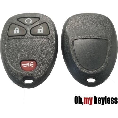 20pcs/lot Keyless Entry Remote Key Fob For Buick Cadillac Chevy GMC Chevrolet Traverse Key Shell Remote Key Case fob