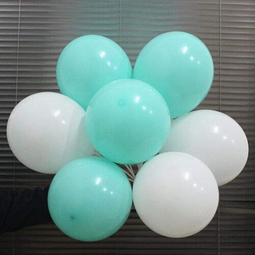 20pcs/lot Mint Green Balloons or white latex balloon 10 inch Tiffany Blue Party Supplies Wedding Event Party Birthday Decor