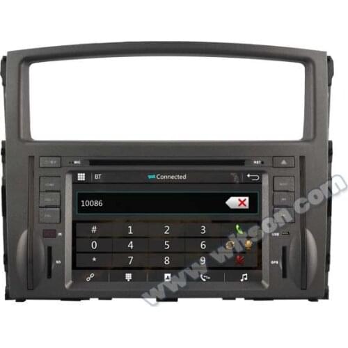 7" Special Car DVD for Mitsubishi Pajero 2006-2011 with Tire Pressure Monitoring System Support & Front DVR Camera Support