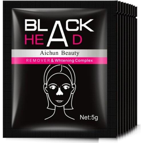 Black Mineral Mud Face Nose Deep Cleaning Nasal Blackhead Acne Remover Purification Charcoal Mud Membrane Pig Nose Patch