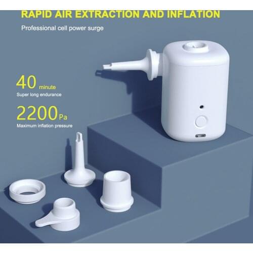 Mini Electric Inflatable Pump Ultralight USB Portable Charging Multifunctional Outdoor Air Pump Camping Air Inflator Accessories
