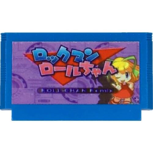 THE ROLLCHAN REMIX 8 in 1 Game Cartridge for 60pins Game Cartridge for 8Bit Console