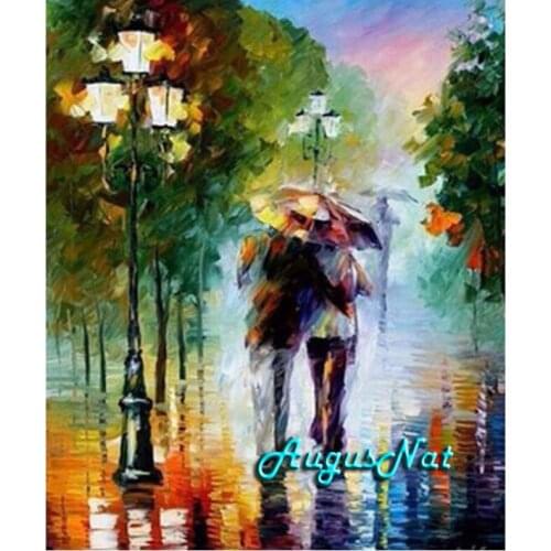 Lover diamond painting full square view diamond dotz kits scenery resin beads pictures diamond oil painting wall art craft gift