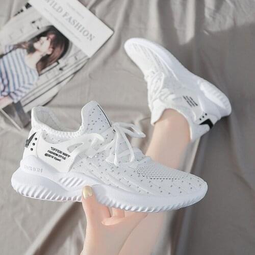 Women Shoes 2021 Fashion Breathable Sneakers Women Mesh Platform Casual Shoes Women Lace Up Sport Shoes Zapatillas Mujer