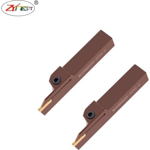 MGEHR1616 2020-1.5/2/3/4mm External Grooving Tool Holder with Carbide Inserts Lathe Cutter Plate Lathe Turning Parting Tool Set