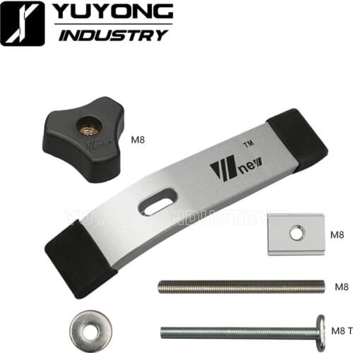 Woodworking Ruter Table T Track Metal Quick Acting Hold Down Clamp Set for T-Slot T-Track Wood Working Tool Accessories