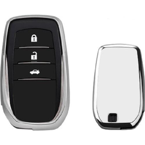 New Soft TPU Car Key Case Cover For Toyota Chr C-hr RAV4 Land Cruiser 200 Avensis Auris Corolla Prius 2019 keyless Accessories