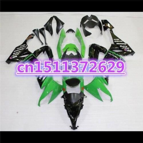 ZX 10R 08-10 Fairing For KAWASAKI NINJA ZX-10R 08 09 10 ZX10R 2008 2009 2010 Fairings set green black zx10r 2008-2010-Dor D