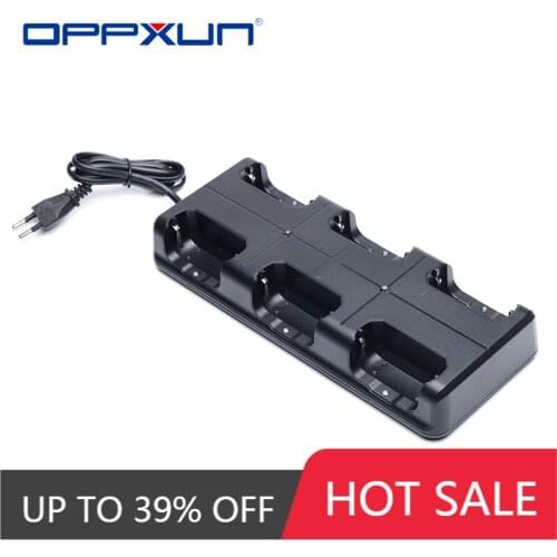 OPPXUN For WLN KD-C1 6 In 1 Charger Walkie Talkie Unit Charging KD-C1 Plus Six Way Charger for WLN KD-C1Plus KD-C2