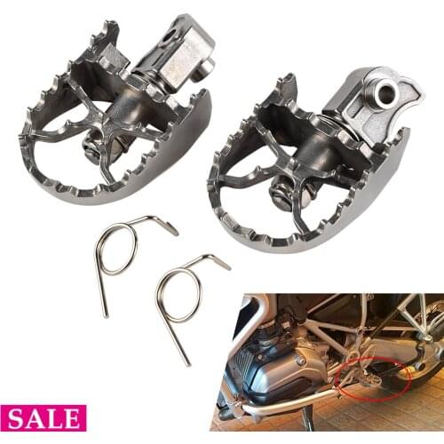 For BMW R1200GS R1150GS Adventure Front Footpegs Foot Rest Peg For BMW F650GS G650GS F700GS F800GS F650GS R1200GS R1150GS ADV
