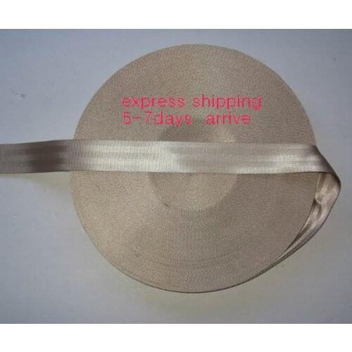 6 METER ROLL48mm wide SEAT BELT SAFETY STRAP WEBBING BEIGE COLOR 5 bar