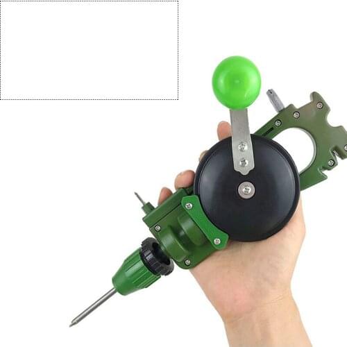 Hand-operated hole puncher, glass tile hole opener, integrated hand-held sharpener, multi-function cutting and grinding scissors