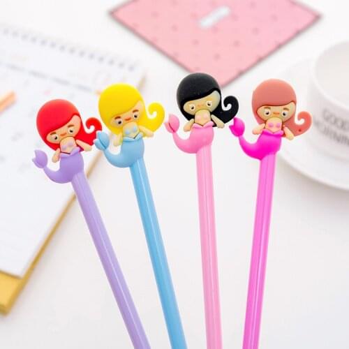 Mermaid Pen 0.5mm gel pen New Strange cute Pens Stationery Gift Kawaii Office School Supplies