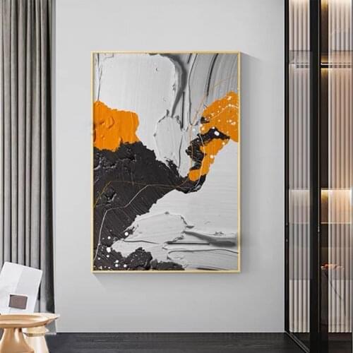 Modern Wall Art Decorative Paintings Hand Painted Thick Texture Abstract Oil Painting For Living Room Hotel Wall Decor Painting