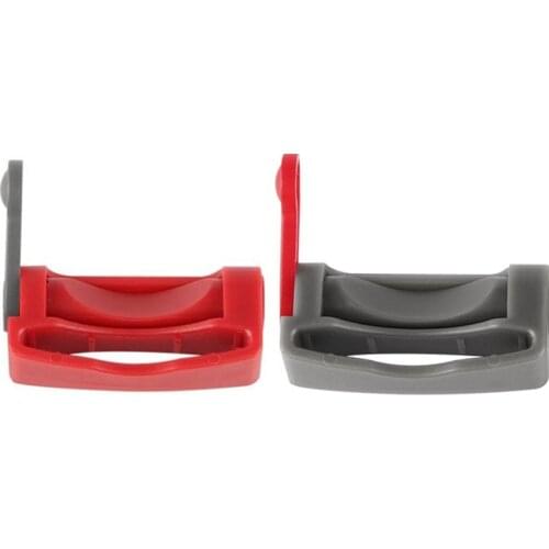 2 Pcs Trigger Lock for Dyson V6 V7 V8 V10 V11 Vacuum Cleaner, Power Button Lock, Free Your Finger, Gray & Red