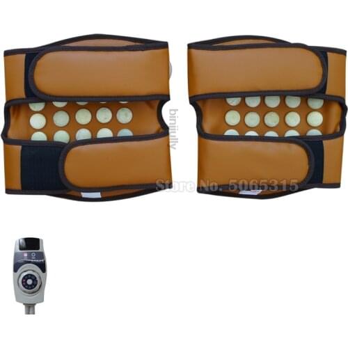 Jade heating kneepad Physical therapy of old cold leg knee Heat Tomalin germanium health care and warmth preserva