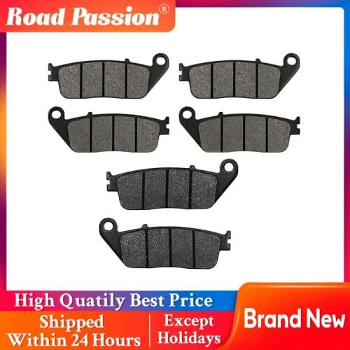 Road Passion Motorcycle Front and Rear Brake Pads For BMW C600 C 600 Sport Scooter Sport Highline Evolution Scooter C650 GT