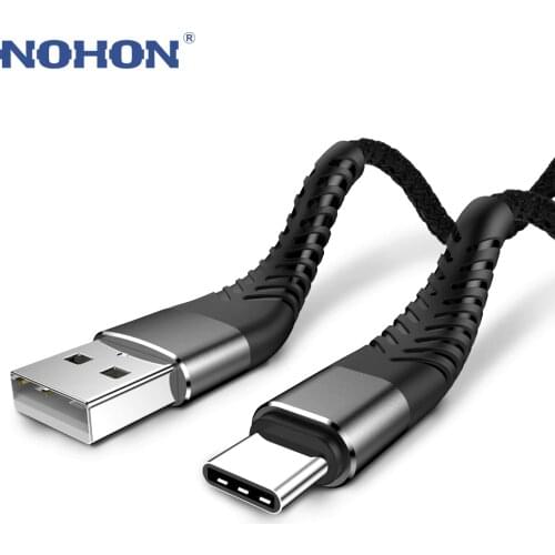 USB Type C Cable Data Charger For Samsung A50 A51 Huawei Xiaomi Redmi Note 8 8T Fast Charge Long 1m 2m 3m Mobile Phone Cord USBC